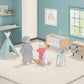 Giant Bean Wooden Dollhouse Furniture Set, 36pcs with 4 Family Dolls, Small Pretend Play Toys for Boys & Girls 3Y+