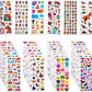 Craft and Toys Cartoon Puffy 3D PVC Cute Mix Stickers Funny for Kids On Gifts (50 Sheet),Birthday Return Gift for Kids(S109)