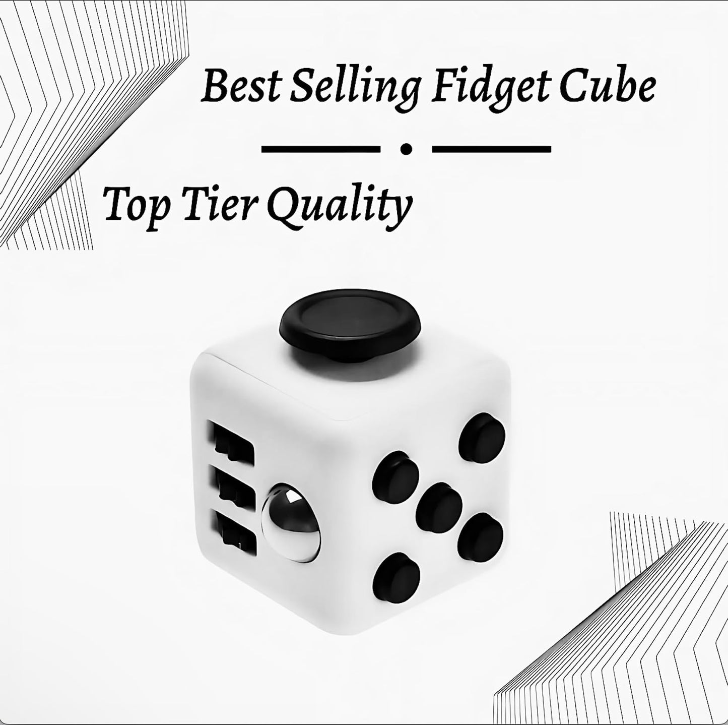 Generic Fidget Gadget Toy - Premium Quality Stress Relief Cube Toy For Adults And Kids - Improve Focus, Relieve Anxiety, And Inc