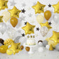 Gold Star Foil Balloons, 18 Inches Star Foil Balloons For Helium, 10 Pcs Gold Helium Birthday Balloons, Graduations Balloons Foi