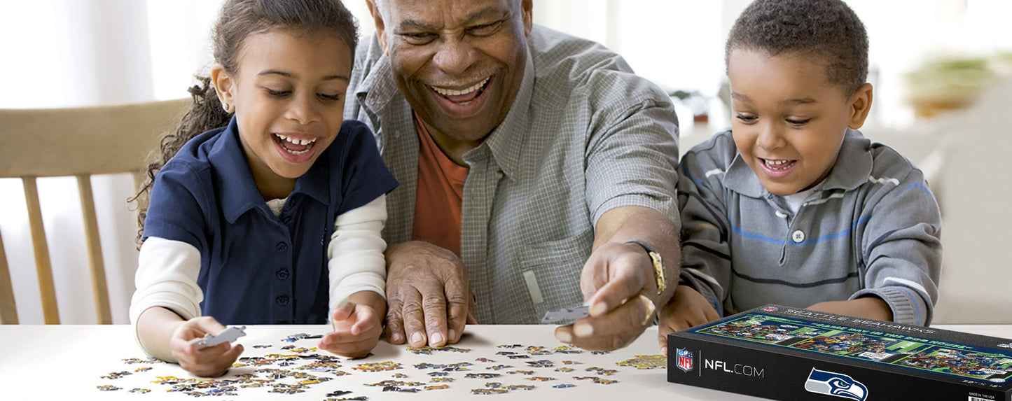 Youthefan Nfl Seattle Seahawks Game Day In The Dog House 1000Pc Puzzle