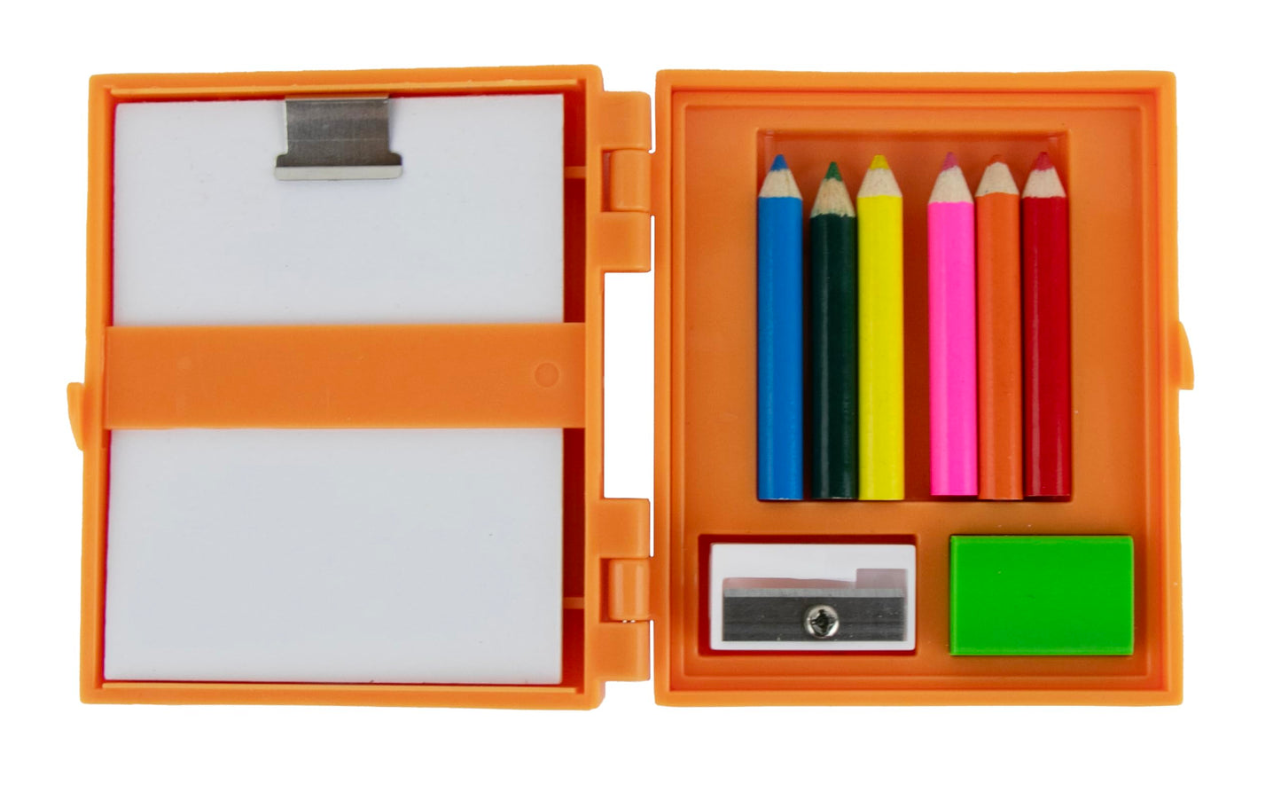 Worlds Smallest You Create Artist Drawing Kit. Miniature Creative Art Craft Set. Includes: 6 Color Pencils, Sharpener, Eraser, 