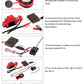 INJORA Metal Automatic Winch Wireless Remote Controller System for 1:10 RC Crawler Car Axial SCX10 90046 TRX4 Redcat (Black)