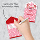 Big Dot Of Happiness Valentine Gnomes - Valentines Day Cards For Kids - Happy Valentines Day Pull Tabs - Set Of 12
