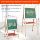 Ragstone Kids Easel Child Easel with Paper roll Double Sized Blackboard Chalkboard