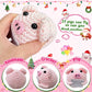 Hnqiqs 25PCS Crochet Animals Birthday Gifts for Women Men, Positive Crochet Animals Bulk Anniversary Christmas Encouragement Gif