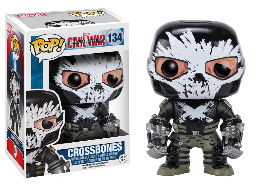 Funko Pop Marvel: Captain America 3: Civil War Action Figure - Crossbones