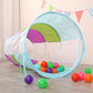 Limitlessfunn Crawling Kids Play Tunnel [ Pop Up Portable Rainbow Tunnel ] For Children, Toddlers, Boys & Girls, Pet, Dogs & Cats, Indoor & Outdoor Toys (Purple, Blue, Green With Mesh)
