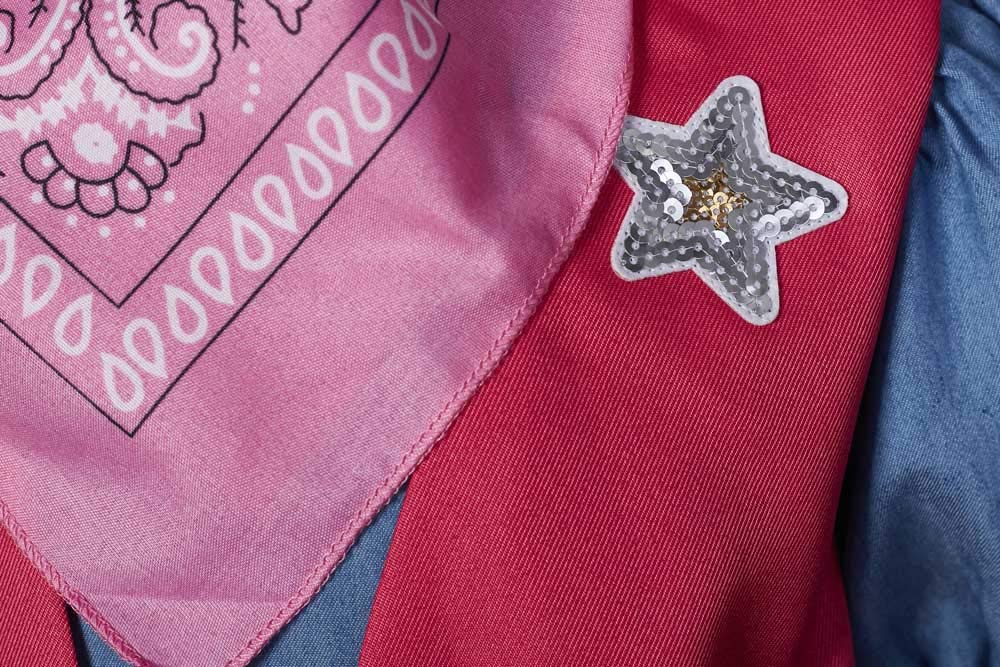 Lmyove Cowgirl Halloween Costume (Large, Pink)