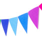 LOVENJOY Rainbow Banner Bunting - 7ft Multicolor Felt Fabric Pennant for Birthday/Classroom