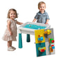 Pairez Toys Small Activity Table for Toddlers, Plastic Sensory Table for Building Blocks, Art & Craft, Model PT201, Small