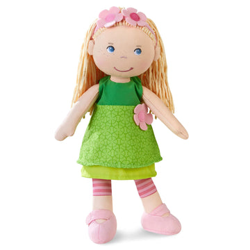 Haba 12' Soft Doll Mali With Blonde Hair And Blue Eyes, Soft Toddler Baby Dolls With Embroidered Face, Machine Washable Toddler Girl Toys For 18 Months And Up