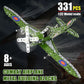 Bestymxy Model Airplane, Erector Set 1:32 Scale Airplane Model Metal Toys, Stem Projects For Kids Ages 8-12, Diy Education Airpl
