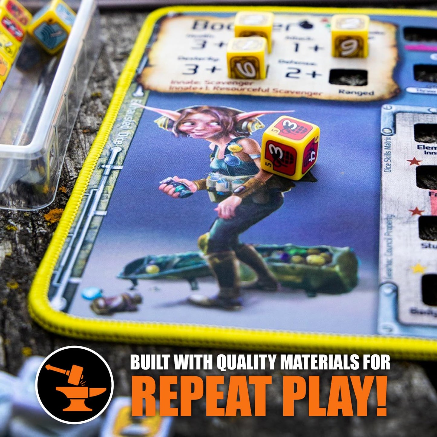 Chip Theory Games Too Many Bones Dice-Builder Roleplaying Game, Strategic Fantasy RPG Game for Adults, Teens Ages 14 and Up, 1-4