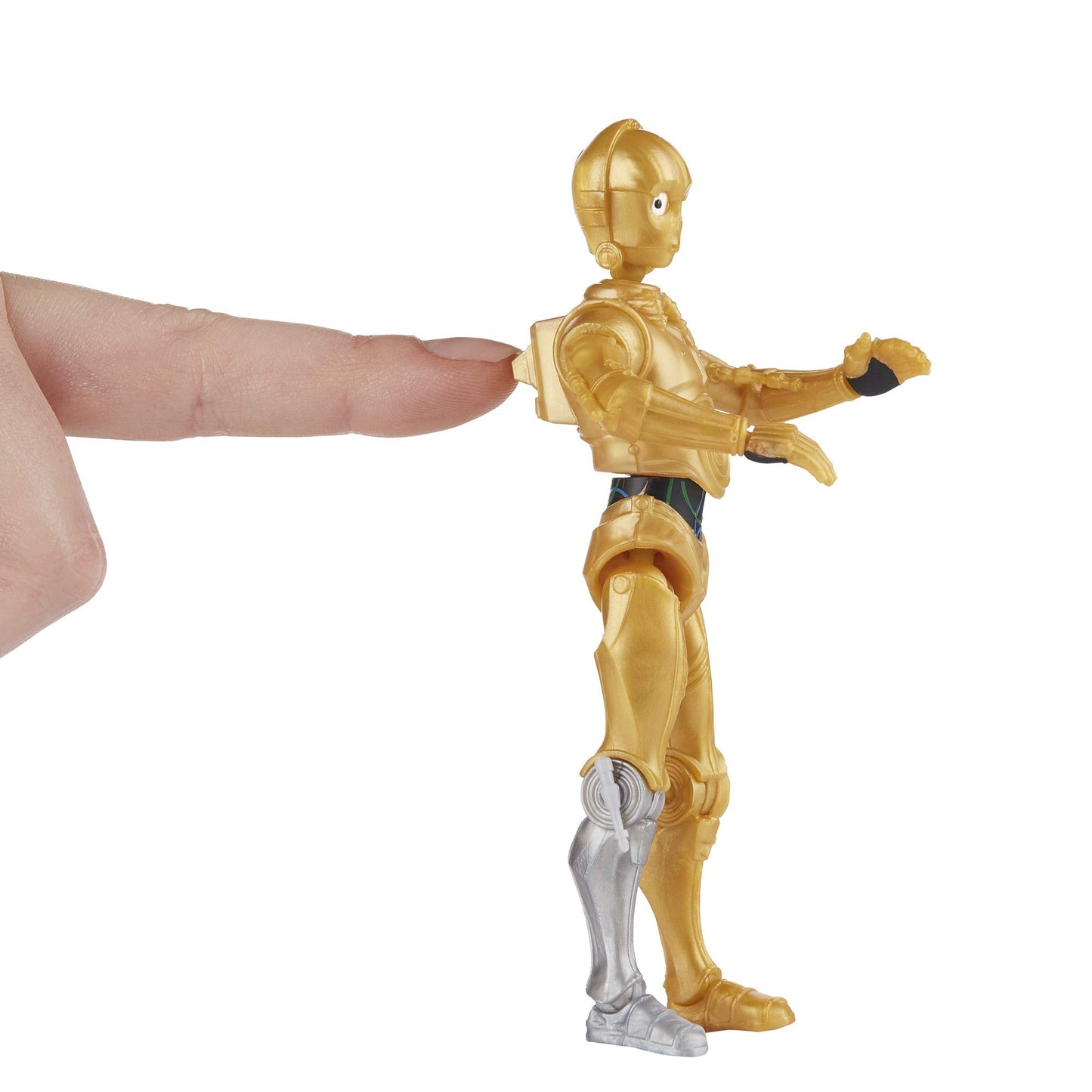 Star Wars Galaxy Of Adventures C-3Po Toy 5-Inch Scale Action Figure With Fun Droid Demolition Feature, Toys For Kids Ages 4 And
