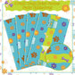 MotiMind 4 Pcs Mysterious Dog Party Supplies Christmas Cartoon Car Hippie Tablecloth Disposable Paw Table Cover Waterproof Daisy