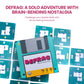 Defrag | Nostalgic Floppy Disk Themed Travel Size Board Game, Play Anywhere | Challenging Puzzle Game With Scenerio Booklet | 1