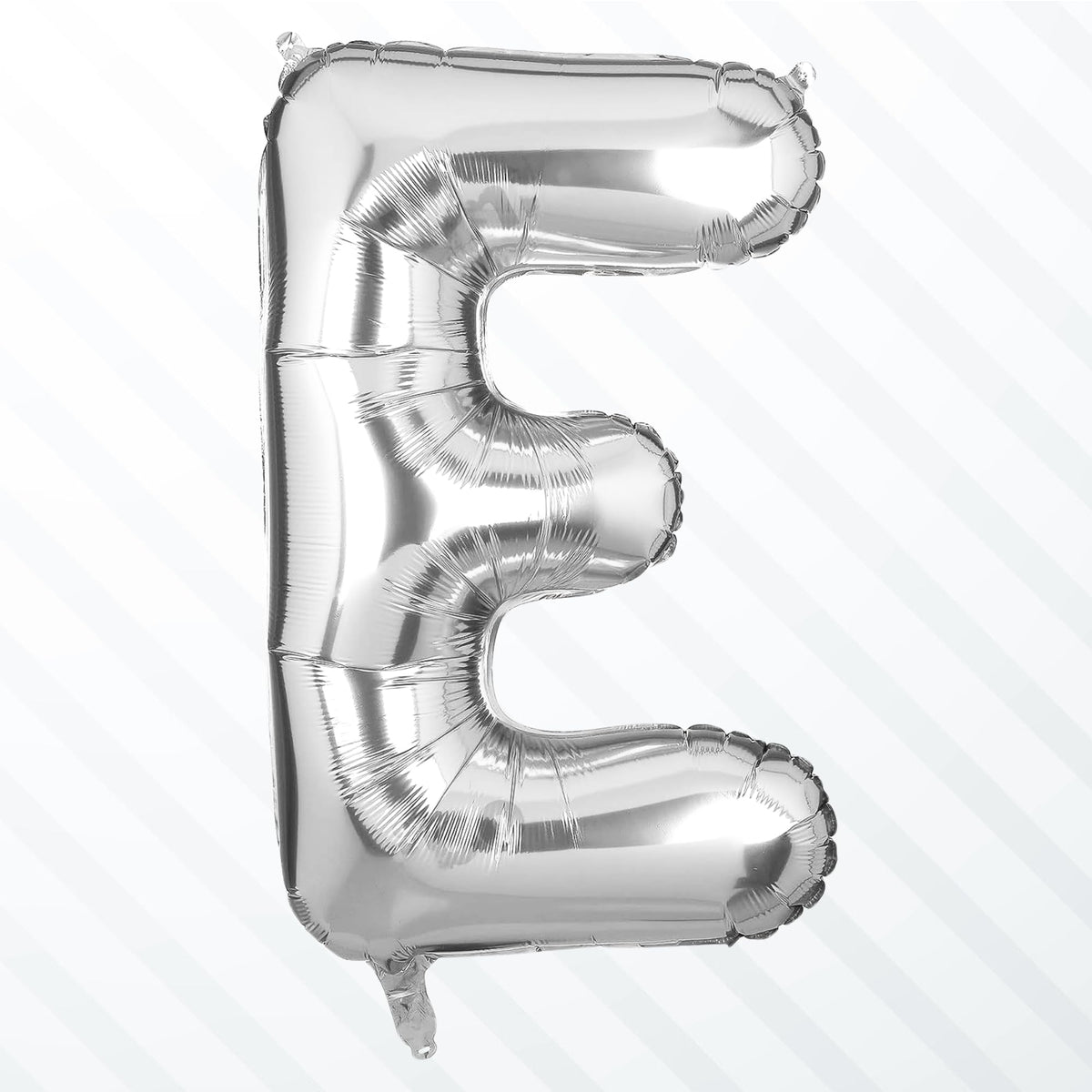Flyloons Silver E Alphabets Letter Foil Balloons Perfect for Birthday Decoration Items, Anniversary, Bachelorette, Wedding, Fare