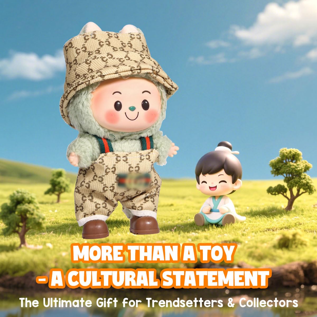 AICase for 17cm Doll Clothes/Outfit Clothes Set for 17cm Doll 2 Piece Set Hat Clothing Boys and Girls Stylish Adorable Dolls Clothes Accessories_13