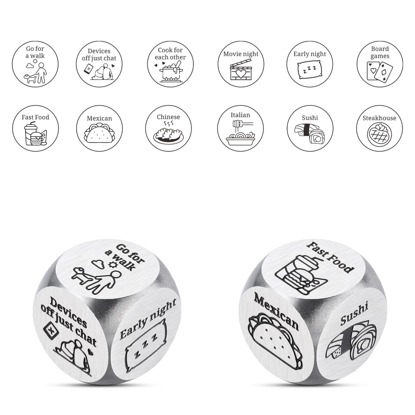 10th Tin Anniversary Wedding Gifts for Her Him Him Her Anniversary Presents Couples Date Night Gift Boyfriend Funny Date Night G
