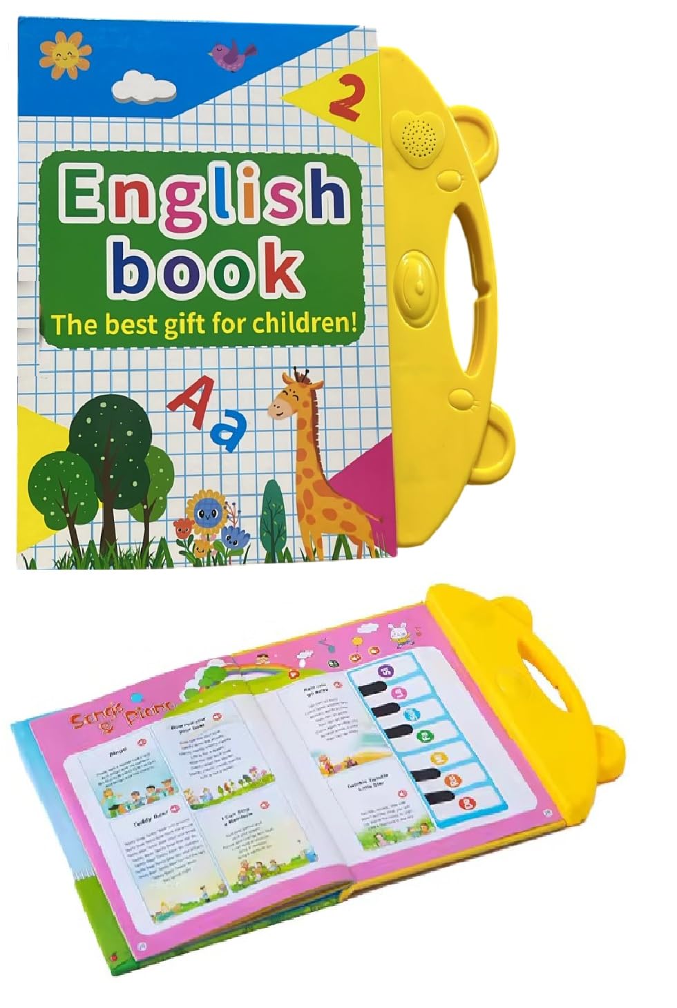 Bestie toys Smart Animal Sounds Book| Wild, Farm, Ocean, Birds, Insects and Animals Young Ones| Interactive, Musical, Intelligen
