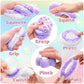 4 Pcs Taba Squeeze Toys Kawaii Squi shies Sensory Toys Pinch Toys Cute Donut Mochi Toys for Party Favors, Gifts for Adults Kids