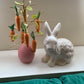 Jute Spring and Easter Fabric Carrots - 6 Pieces - 3 Inches Tall