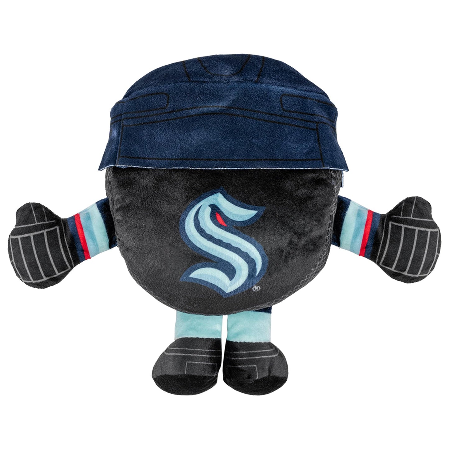 Bleacher Creatures Seattle Kraken 8'' NHL Kuricha Hockey Puck Sitting Plush - Soft Chibi Inspired Plush