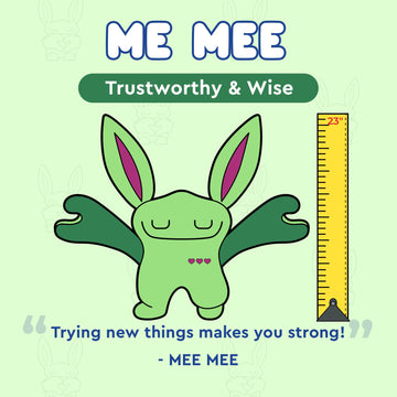 Bumpas Stuffed Animal - Reversible - 14' Cute Cuddle Pal, Me Mee - Weighted Stuffed Animal