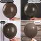 PartyWoo Dark Brown Balloons, 50 pcs 12" Rubber Balloons for Party Decorations, Birthday & Baby Shower, Brown-F20