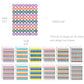 Monolike Retro Candy Alphabet + Number Stickers Set - 12 Design Stickers, 36 Sheets In Total