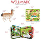Lil-Gen Farm Animal Toys, Playmat And Education Animal Sound Book, 22Pcs - 20 Small Animal Figurines, 1 Playmat, 1 Sound Book - Toy Farm Animals For Children 3+, Farm Playset For Boys/Girls