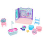 Gabby'S Dollhouse, Primp And Pamper Bathroom With Mercat Figure, 3 Accessories, 3 Furniture Pieces And 2 Deliveries, Kids’ Toys For Ages 3 And Above