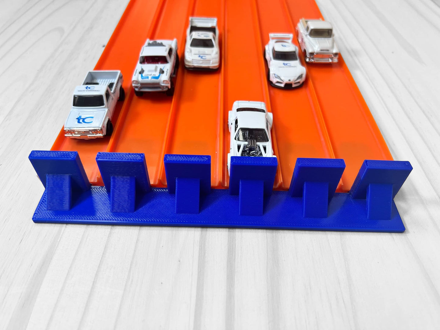 Super 6 Lane Raceway Stopper (Blue)