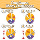 Active Learning Flash Cards - 112 Oversized Cards, Math Card Games, Math Flash Cards, Multiplication Game, Division (Multiply)
