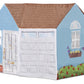 Kid Trax Easy Pop Up Kids Magical Play Tent, Large Front And Rear Openings, Carrying Case Included, Easy Storage, House