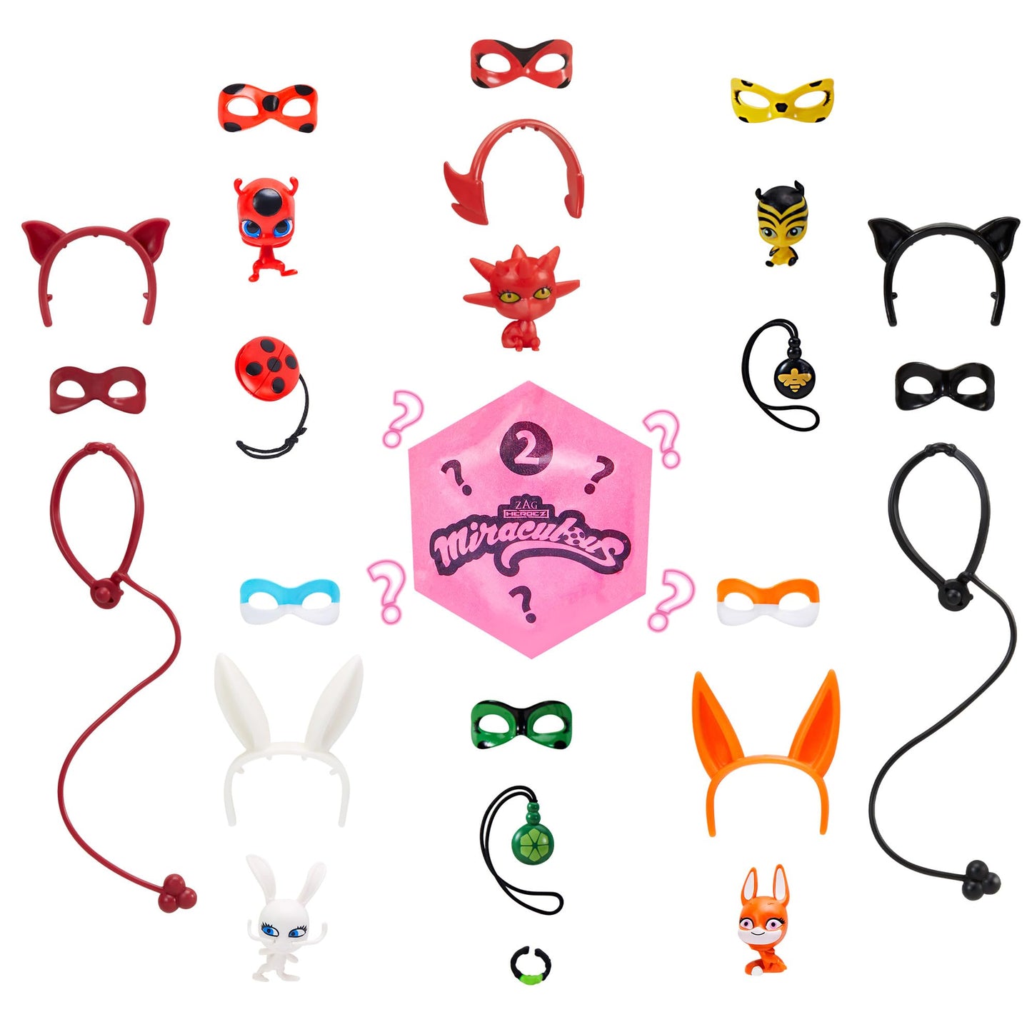 Miraculous Ladybug Magic Heroez Transformation Surprise - 10.5" Black Plastic, Model 50391