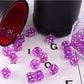 36 Pieces 12mm 6 Sided Mini Dice Set,Translucent Colors D6 Game Dice Set,6 Sided Standard Game Dice for Board Games Dice Games C
