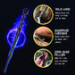 Handicraftviet Hand Carved Wood Magic Wizard Wand/Witch Wand Real Wood Wands 15 Inch For Wizards/Magical Gift For Halloween, Christmas And Birthday Party/Wooden Wand Star (S5)
