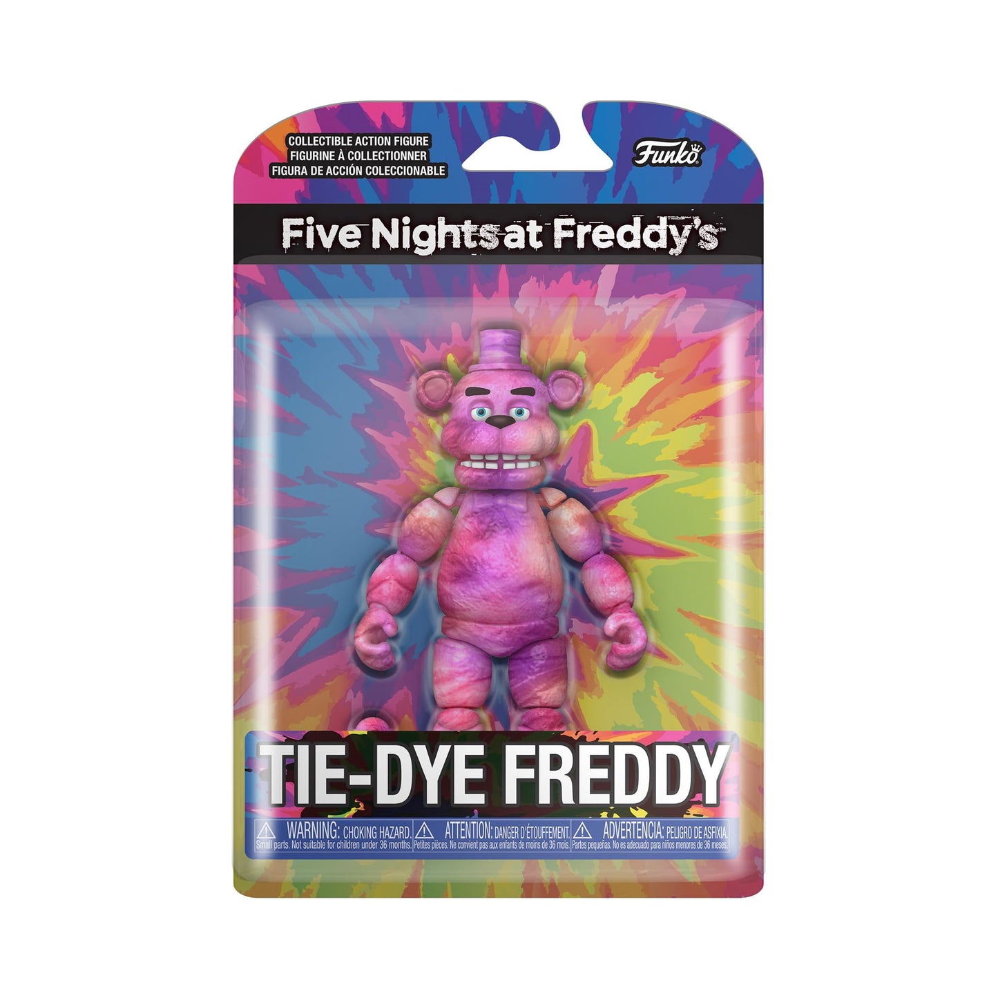 Five Nights At Freddy'S Tie Dye Freddy Action Figure