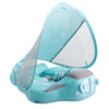 2024 Newest Mambobaby Baby Swim Float With Canopy & Tail Infant Pool Float Non-Inflatable Toddler Swim Float With Skin-Friendly