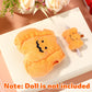 Doll Halloween Outfits, Cute Pumpkin Jumpsuit With Orange Headdress Funny Doll Outfits For Dressing & Displaying