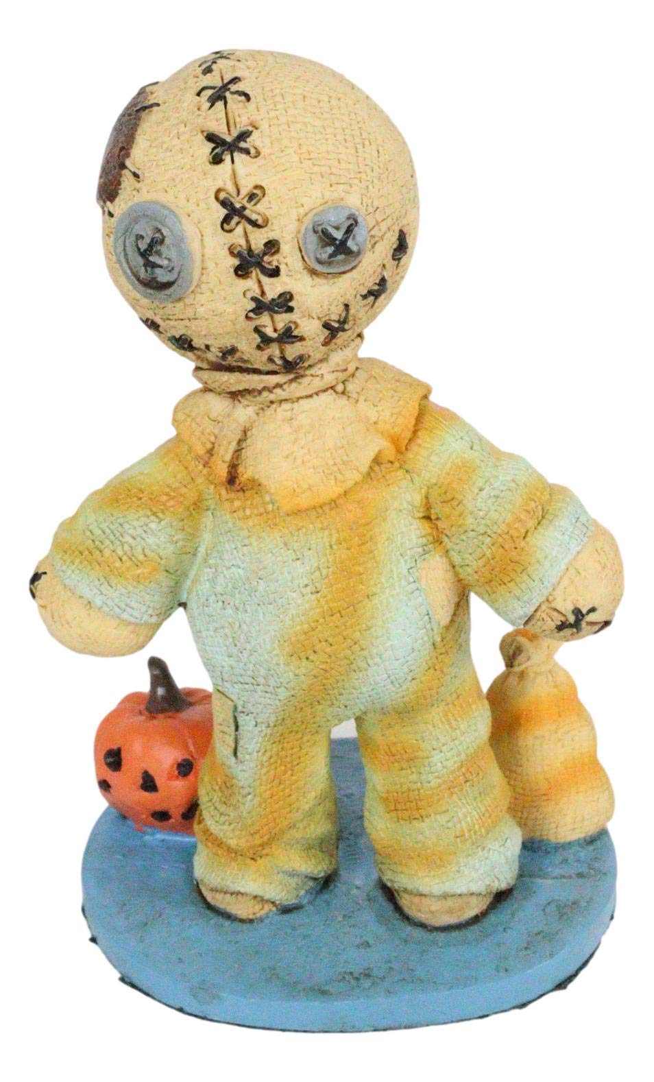 Ebros Day Of The Dead Pinheadz Monster With Voodoo Stitches Figurine Halloween Collectible Fantasy Mythical Beings Undead Apocalypse Horror (Trick Or Treat Sam)
