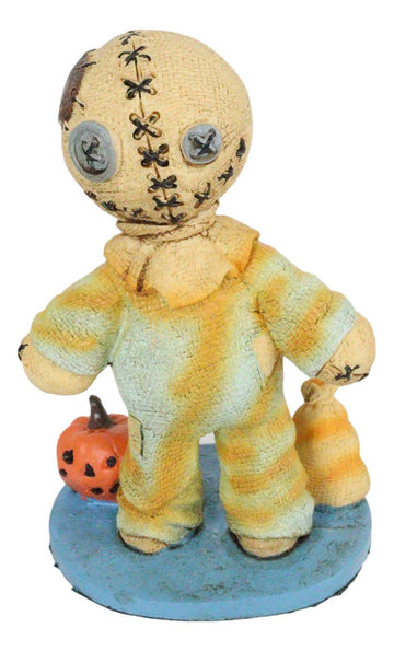 Ebros Day Of The Dead Pinheadz Monster With Voodoo Stitches Figurine Halloween Collectible Fantasy Mythical Beings Undead Apocalypse Horror (Trick Or Treat Sam)