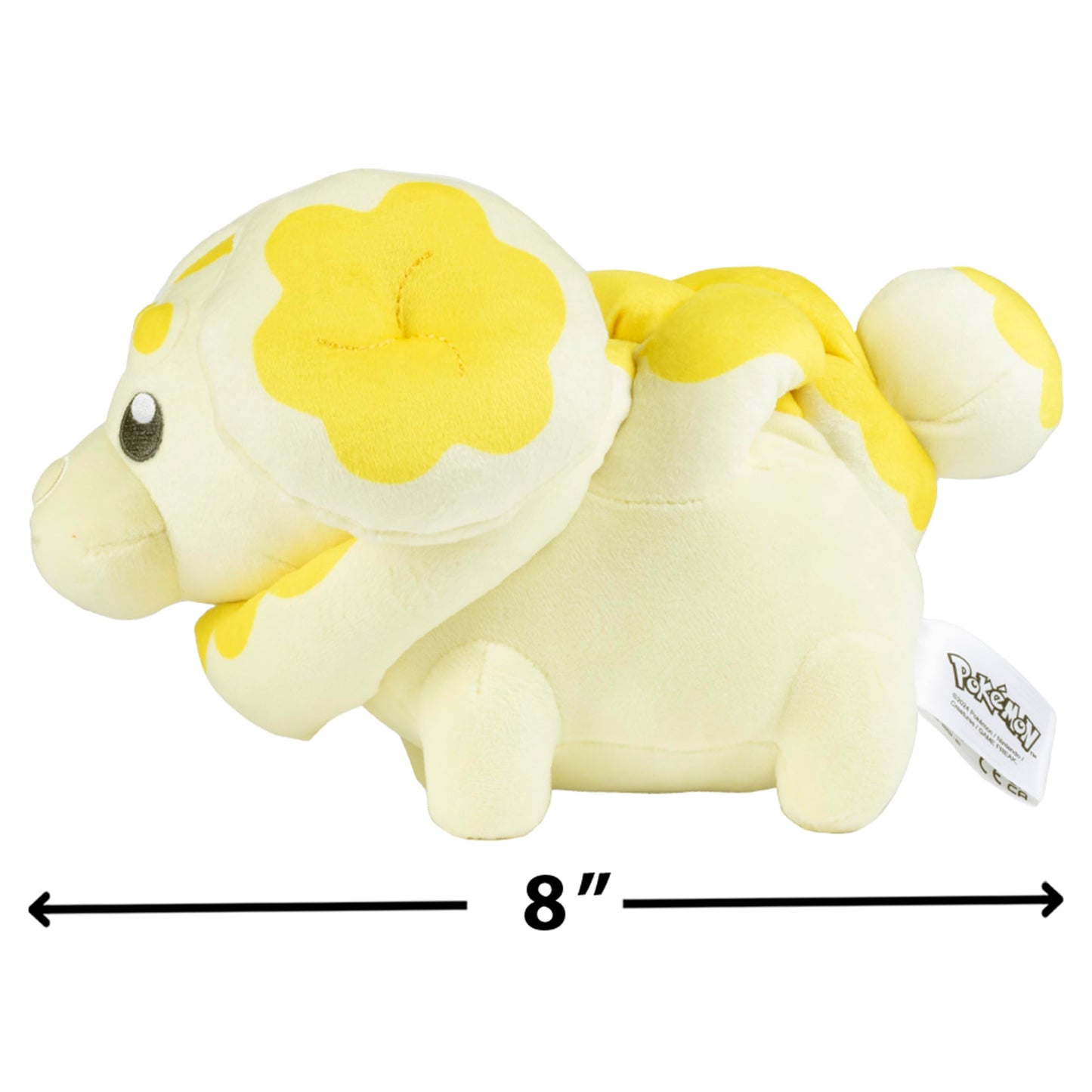 Pokémon Fidough Plush - 8" Soft Fairy Dog Toy - Officially Licensed - Model PKW4202 - Perfect Holiday Gift for Kids