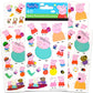 Peppa Pig Clock Puzzle Shape Sorting Game For Toddlers, Kids ~ 5 Pc Learning Toy Bundle With Peppa Wooden Clock, 3 Flash Card Packs, And More (Peppa Pig Wooden Toys)