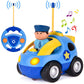 Liberty Imports My First Cartoon RC Remote Control Cars for Toddlers Ages 1-3, Radio Control Toy for Baby, Kids 18 Months+ (Poli