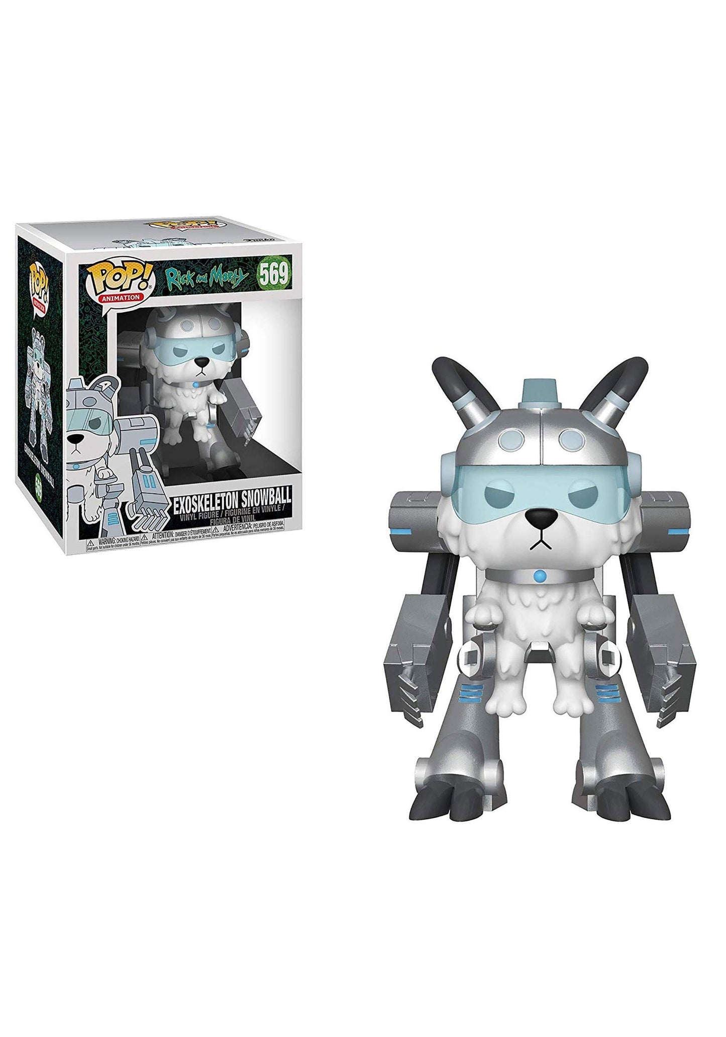 Funko Pop! Animation Exoskeleton Snowball 6" Figure, Multicolor Vinyl, Model 40249
