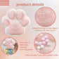 Taba Giant Paw Squishy For Kids Adults, Big Furry Cat Paw Squishy Toys For Stress Relief, Super Soft Squeeze Fidget Toys (White&