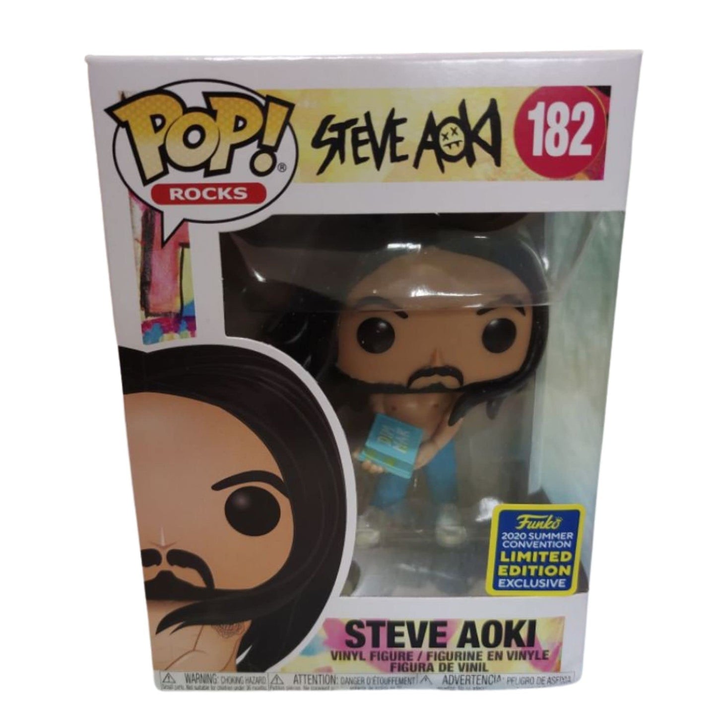 Funko Pop! Rocks 48913 Steve Aoki (Summer Convention Exclusive) #182